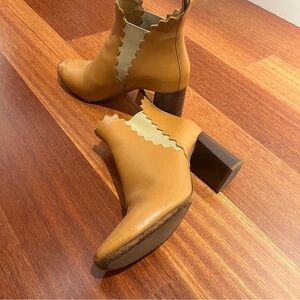 Chloé Brown Leather Ankle Boots | Size 39 | Made in Italy